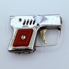 Vintage Mini Pistol Gun Lighter Made In Japan - Red Grip - Niagara Falls