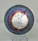 2021 Banco De Mexico Silver Libertad Series Bicentennial Set Coa Rainbow Toning