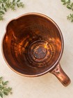 Pure Copper Finished Designer Jug With Lid  Serveware   3 Cups 8 x 4 