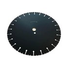 12 In  Metal  Segmented Rim  Vacuum Brazed Diamond Saw Blade  1 In  Arbor