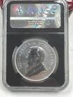 2017 South Africa Krugerrand 1 Oz Silver Ngc Sp69 Black Core Dd64