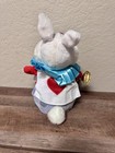Alice In Wonderland White Rabbit Plush Stuffed Animal Disney Store Exclusive