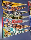Vintage Pennant Mlb Baseball Full Size Lot Of 13 Pennants Wincraft 90 s 
