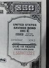 1943  50 Us War Savings Bond Series E World War Ii Framed