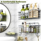3 Pack Shower Caddy Organizer Shelf Rack  Rustproof Corner Bathroom Storage O   