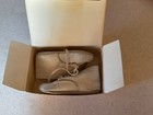 Vintage Child Life By Herbst Corp White Leather Tie Lace Up Baby Shoes Size 3