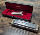 Vintage M  Hohner  super Chromonica  Chromatic Harmonica Model 270 In C W  Case