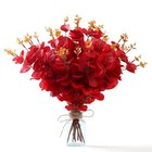  10 Pcs Eucalyptus Stems Fall Decor Fake Silk Eucalyptus Leaves For Red
