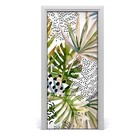 3d Home Art Door Wall Self Adhesive Removable Sticker Flowers Tropical Leaves
