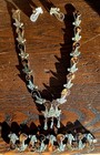 Vtg Taxco Sterling Silver Mid-century Mexican Tortoise Shell Abalone Necklace