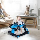 5-in-1 Baby Walker  Foldable Activity Car Walker With Adjustable Height Seat    