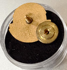 Vtg Rca Service Co Employee Screw-back Pin  Courtesy   Customer Satisfaction