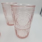 Bormioli Rocco Romantic Cooler Drinking Glass Set Of 4  16 Oz  Cotton Candy Pink