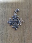 925 Sterling Silver Cross Pendent  jerusalem   