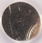 Pcgs 1c Lincoln Cent Struck 90  Off-center On Dime Planchet Ms64