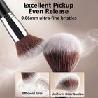 Beakey Makeup Brushes Set  12 Piece 10 2pcs Black And Silver