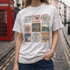 Vintage Florida Stamp Comfort Tee State Travel Souvenir Gift