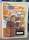 1970 Navy Recruiting Metal Double Sided Advertising Sign