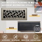 Jatohome 4x10 Inch Floor Register Air Vent Covers Easy Adjustable Air Flow