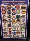 Vintage Nba aba Throwback Magnetic Standings Board With 39 Rubber Fridge Magnets