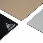 Aluminium Metal Gaming Mouse Pad Non-slip Precision Surface For Gamer Gold
