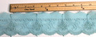 Lt  Blue  Flat Eyelet Lace  Embroidered Cotton  2 75  2 Yd Vintage Dress Nighto
