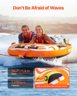 Vevor Towable Tube For Boating 1-2 Riders Boating Tubes Towable Water Sport