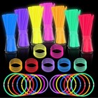 Ultra Bright 500pk Glow Sticks - Neon Party Supplies  Glow Necklaces   Bracelets