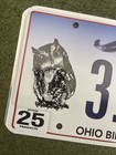 Ohio Specialty License Plate Ohio Bird Sanctuary  Owl Free Ship 318zsx