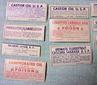 67 Different Vintage Pharmacy Medicine Apothecary Bottle Labels Poisons Etc 