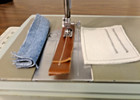 Serviced - Heavy Duty Singer 328k Steel Sewing Machine W case - Canvas Leather