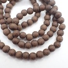 44  Long 12 Mm 108 Beads Wood Prayer Mala Buddhist Thai Asian Monk Meditation