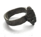 African Ashanti Akan Ring Gold Weight 1700-1900 Ad Brass 14g Approx  32 4mm 