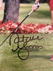 2007 Masters Win Lpga Natalie Gulbis  Extremely Rare Autographed 2007 Golf Photo