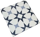 12x12 Calais Sky Geometric Patterned Matte Ceramic Floor Tile  pack Of 12 
