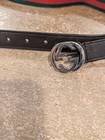 Kids Authentic Gucci Web Belt