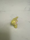 Vintage Mcm 1950s Ceramic Gilner   Pixie Elf Lime Green Laying Down Christmas