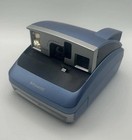 Instant Film Flash Camera Vintage Polaroid One600 Blue 100mm Auto Focus  untested