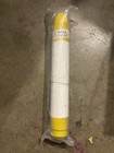 Oztec Vibe Head H200 Oz 2  Steel Concrete Vibrator Head Safety Yellow 14 1 2   