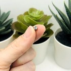 Antique Silver Square Flower Spacer Beads  4x4mm - Us Seller