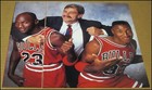 1991 Michael Jordan Scottie Pippen Phil Jackson Photo Chicago Bulls Nba Champs
