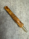 Hand Carved Black Hills Pine Wood Seam Ripper Sewing Tool Gold Finish