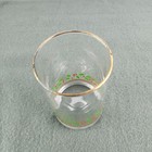 Vintage Arby s Holly Berry Clear Drinking Glass Holiday Christmas Green Red 1984