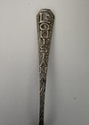Watson Alligator Swamp Cutout Louisiana Sterling Silver Souvenir Spoon Antique