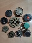 Vintage Lot Of 10 Fly Fishing Reels Antique