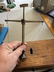 Vintage Apothecary Travling Scale W wood Box  Drawer Incomplete 