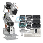 6dof Mechanical Robotic Arm Clamp Claw Mount Aluminum Robot Arm For Arduino Diy