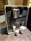 Vintage Portable Travel Bar Case  shot Glasses  Cups  Opener  Mixer With Case 