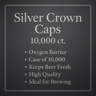 Brewers Best Silver Crown Caps 10 000 Ct 