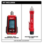 Milwaukee 3211-20 Digital Gfci Receptacle Tested   Voltage Detector W  Led